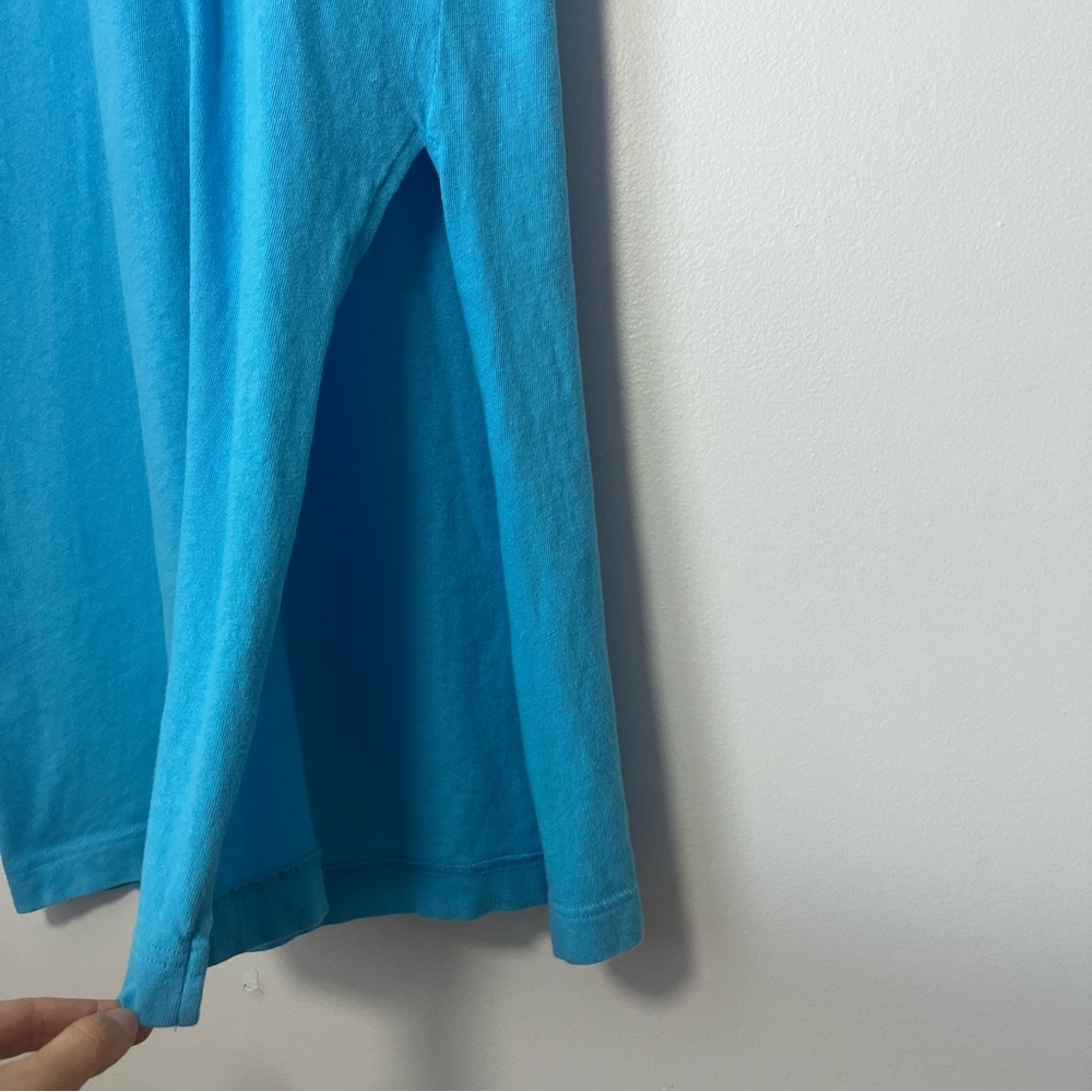 Free People Bright Turquoise Blue Maxi Dress - Picture 3 of 8